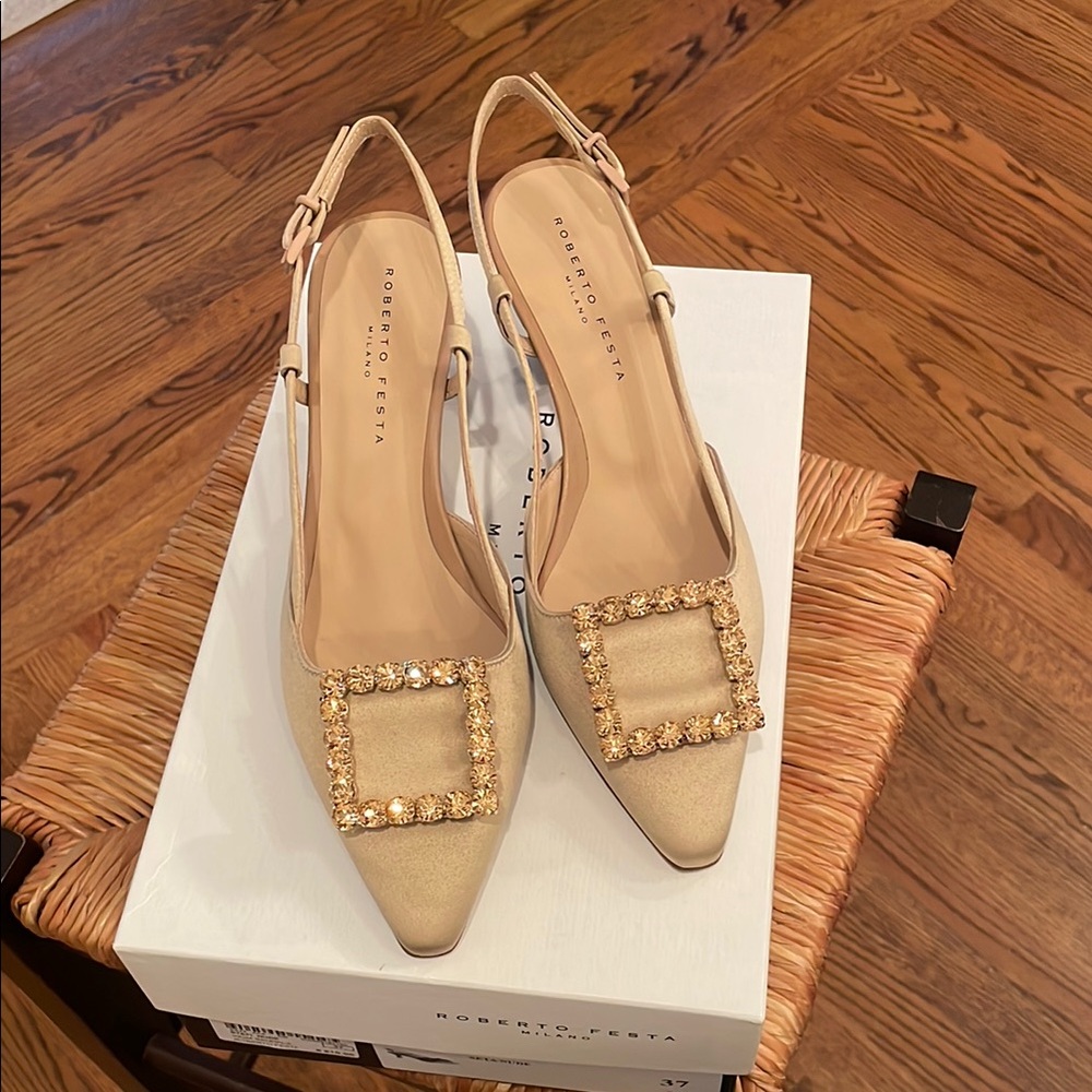 Roberto Festo NEW AUTHENTIC nude Stefi Slingback